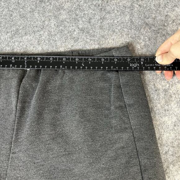 J Jill Ponte Leggings Womens XL Heather Gray Stretch Career Pull On Pant - Picture 3 of 9